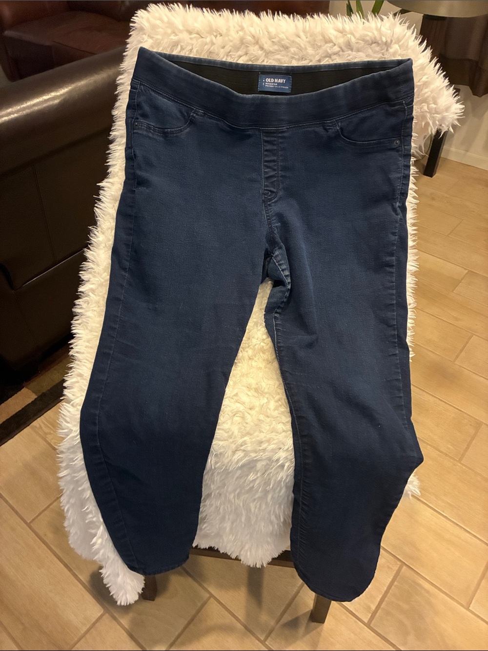 Old Navy Rock Star Indigo Stretch Jeggings